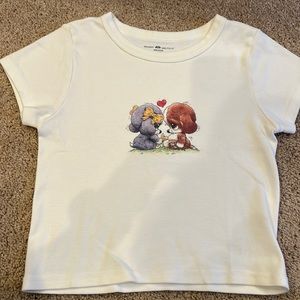 Ashlyn Puppy Love top- brandy melville